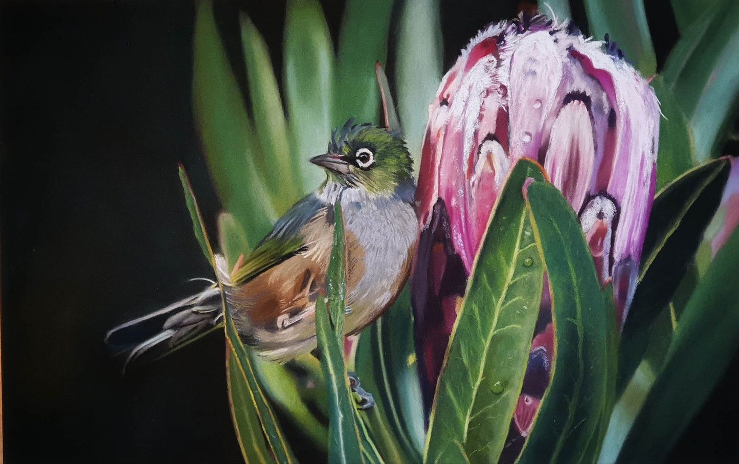 Flash of Green - Karen Gourley Artist