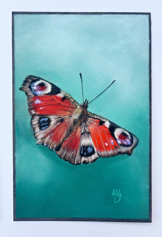 Peacock Butterfly mini unframed