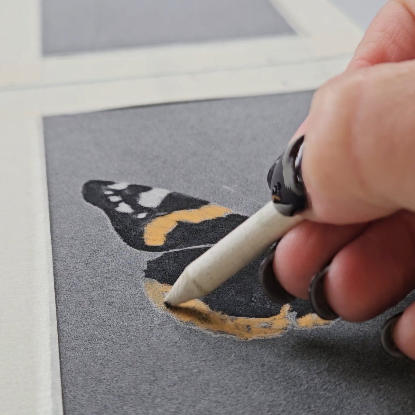 Red Admiral in progress