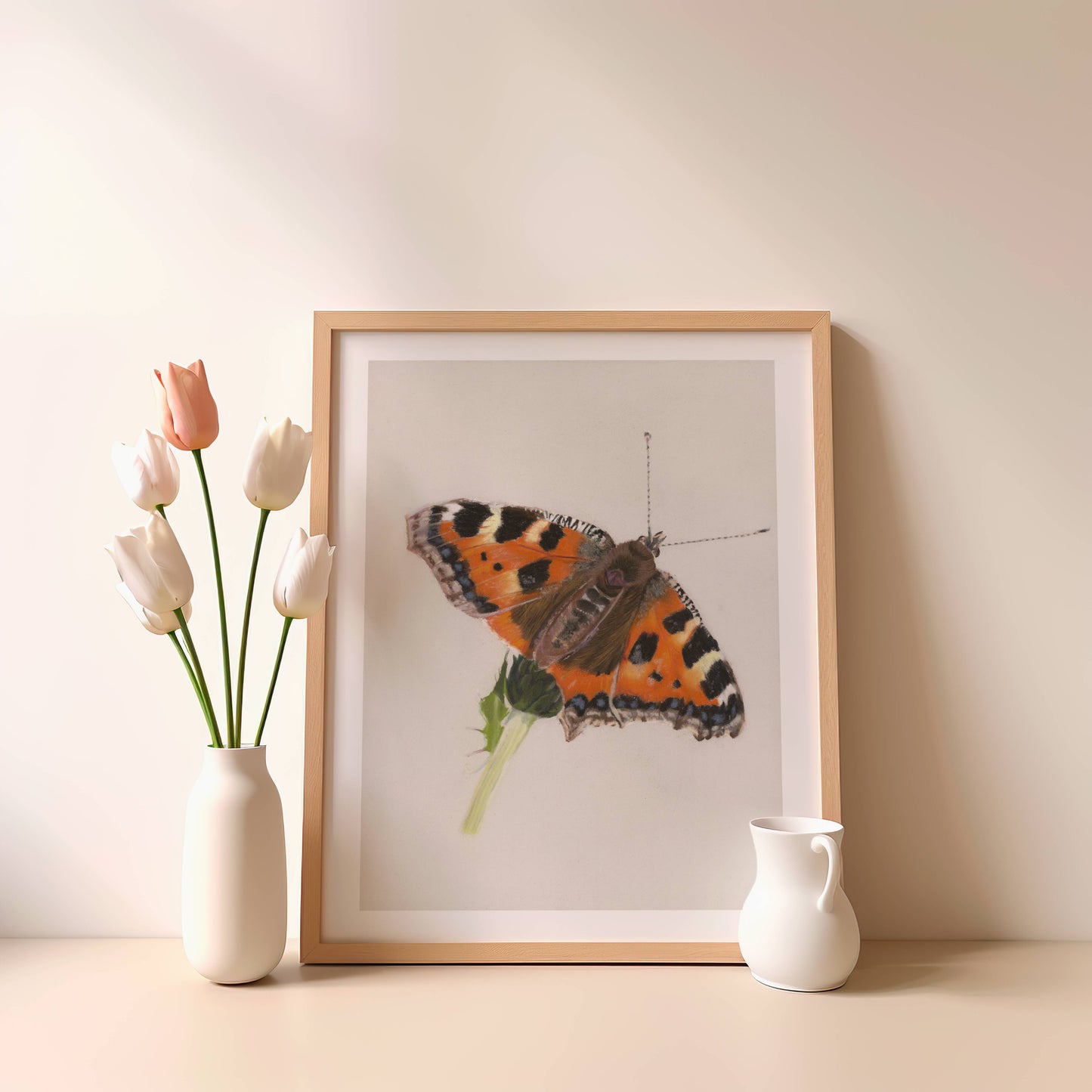 Small Tortoiseshell Butterfly Fine Art Print