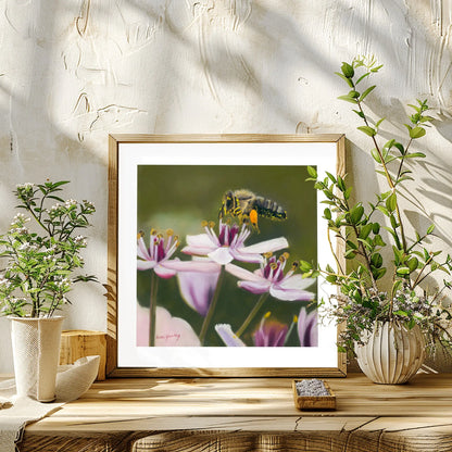 Honey Bee Fine Art Print Karen Gourley Artist