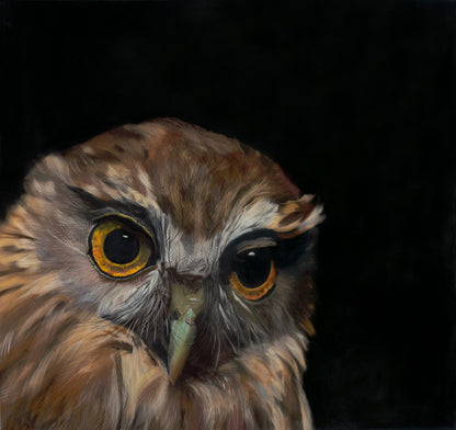 Ruru Original Pastel Painting