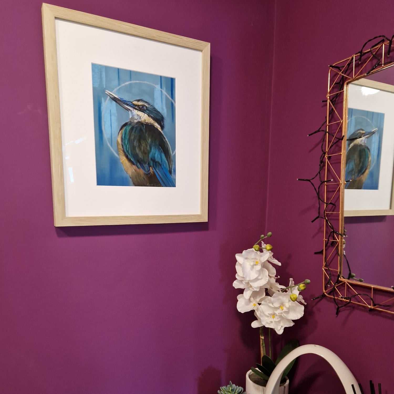 Kotare Kingfisher original in customer home