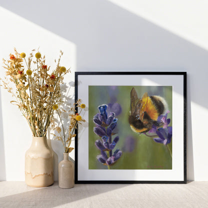 Bee art print